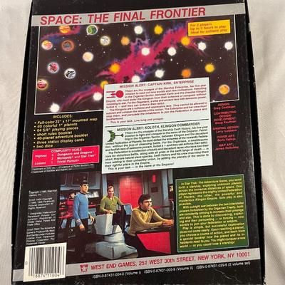 1985 Star Trek The Adventure Game
