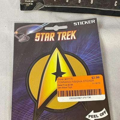 1999 Star Trek The Next Generation Calendar, and Sticker and Pins