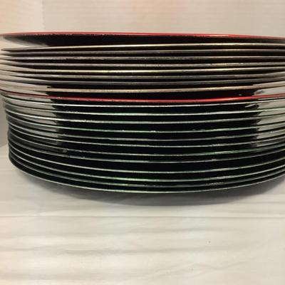 406 Large Lot of Chargers and Silverplate Entertaining Pieces