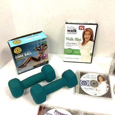 426 Leslie Sansone Exercise DVD with Dumbbells and Core Ball