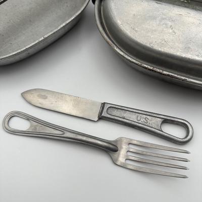 WW2 Mess Kit w/ Utensils