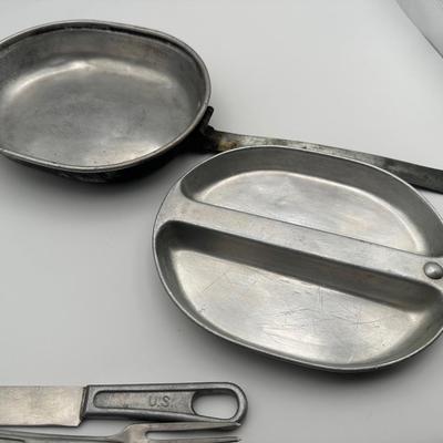 WW2 Mess Kit w/ Utensils