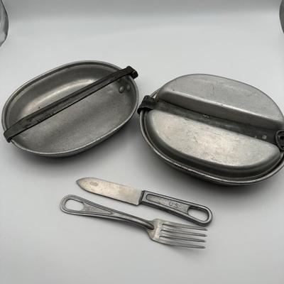 WW2 Mess Kit w/ Utensils