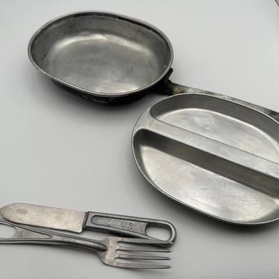 WW2 Mess Kit w/ Utensils