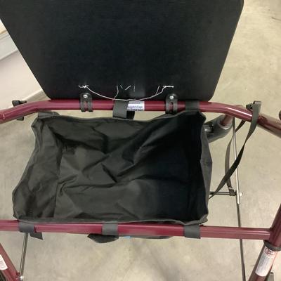 431 Medline Rolator Walker w/ Seat, Storage and Hand Brakes