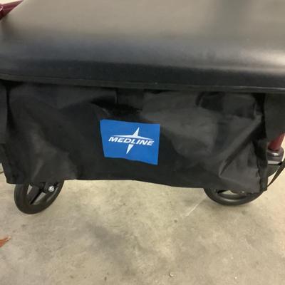 431 Medline Rolator Walker w/ Seat, Storage and Hand Brakes
