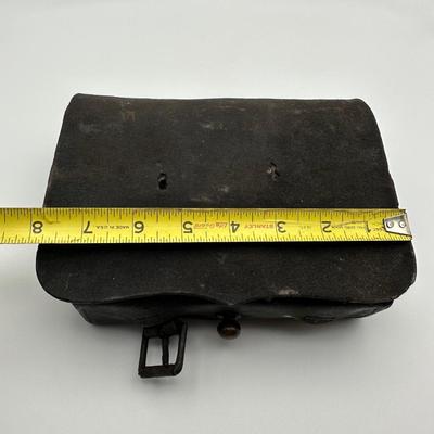 CIVIL WAR US ARMY RIFLE MUSKET CARTRIDGE BOX