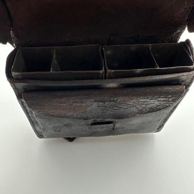 CIVIL WAR US ARMY RIFLE MUSKET CARTRIDGE BOX