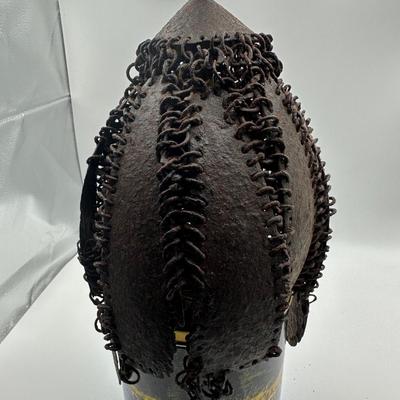 RARE South Indian Plate / Mail Helmet with Mail Armor