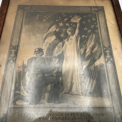 WW1 Framed Print (see description)