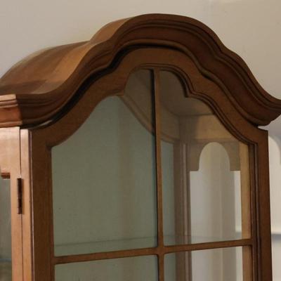 BRANDT Curio Cabinet Display w/ (3) Shelves & (2) Drawers