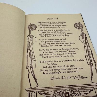 1923 History & Rhymes Of The Lost Battalion Book