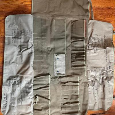 US Army Tool Roll. (No tools)