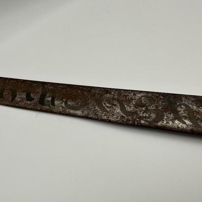 Vintage Sword / Machete Dated 1905