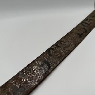 Vintage Sword / Machete Dated 1905