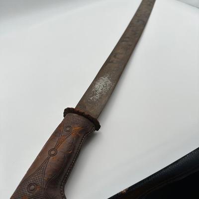 Vintage Sword / Machete Dated 1905