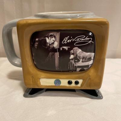 Vintage Elvis TV mug