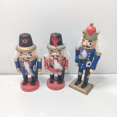 Three small nutcrackers