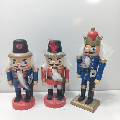 Three small nutcrackers