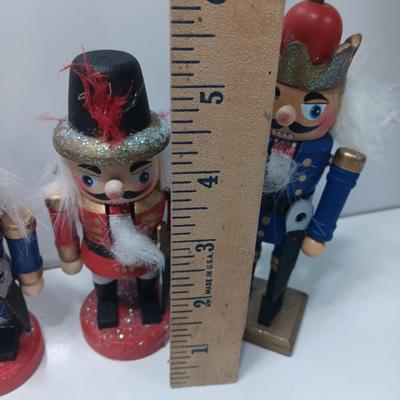 Three small nutcrackers