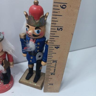 Three small nutcrackers