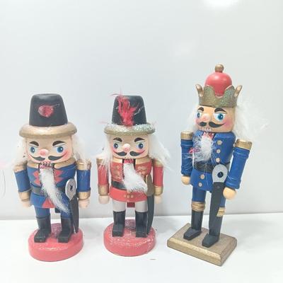 Three small nutcrackers