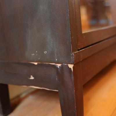 Globe-Wernicke Antique Mahogany Two-Stack Barrister Bookcase