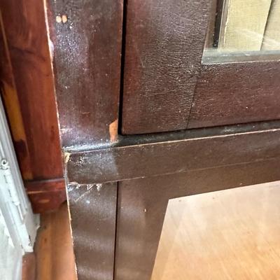 Globe-Wernicke Antique Mahogany Two-Stack Barrister Bookcase