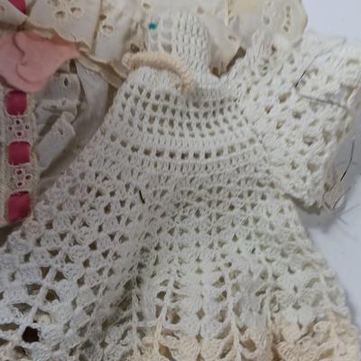 Handmade Angel collection with NOEL Angel wreath folk art - vintage = Homemade
