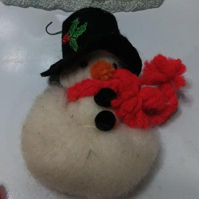 Snowman collection - yard flag - candle holder - ornaments