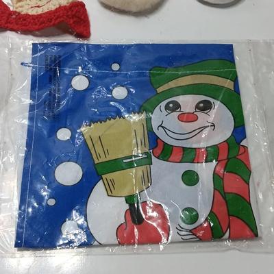 Snowman collection - yard flag - candle holder - ornaments