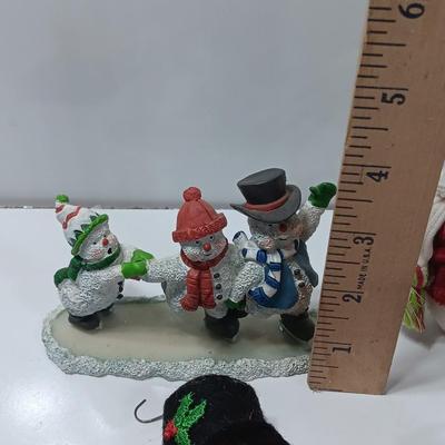 Snowman collection - yard flag - candle holder - ornaments