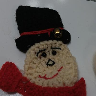 Snowman collection - yard flag - candle holder - ornaments