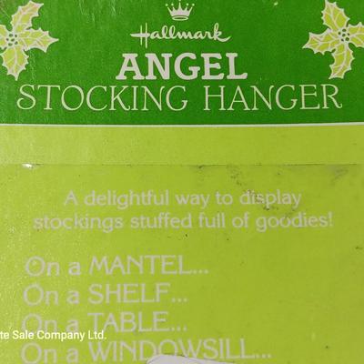 Vintage Hallmark Angel Stocking holder