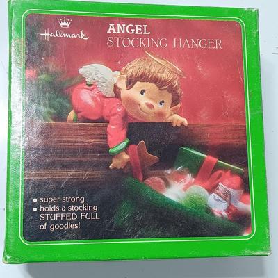 Vintage Hallmark Angel Stocking holder