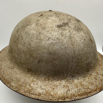 Original US WWII M1917Steel Helmet