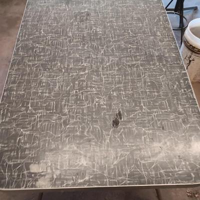 Vintage Retro CHROME MCM Walter of Wabash Kitchen table with leaf