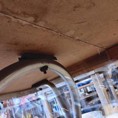 Vintage Retro CHROME MCM Walter of Wabash Kitchen table with leaf