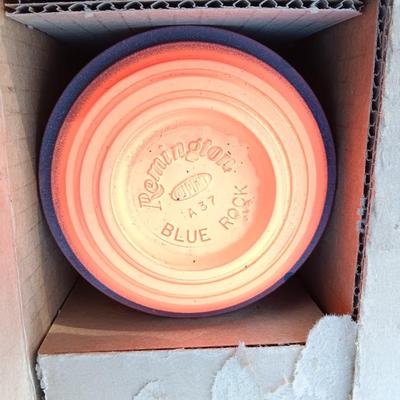 Remington Targets 90 "Blue Rock" Clay targets Orange Dome 2 of 2