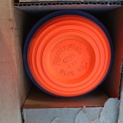 Remington Targets 90 "Blue Rock" Clay targets Orange Dome 2 of 2