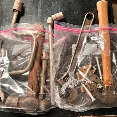 Various vintage tools