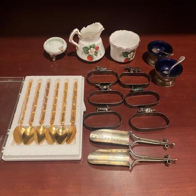 Animal Napkin Rings, Gold Spoons & More (K-MG)