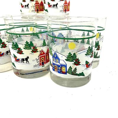 573 Set of Holiday Drinking Glasses