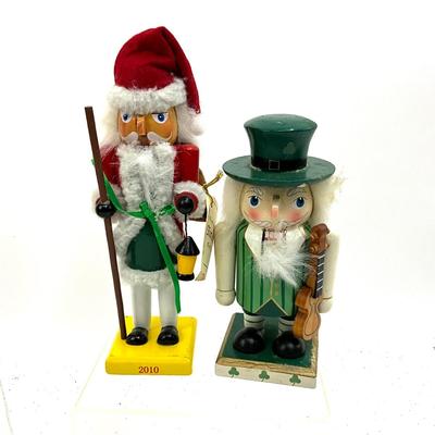 576 Lot of Four Wooden Nutcrackers