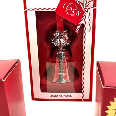 583 Lot of 4 Lenox Musical Bell Ornaments