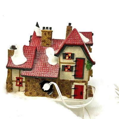 591 Dept 56 1990 Ceramic North Pole Santas Workshop
