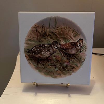 Waterfowl Ceramic Lamp & Tile (UB3-MG)