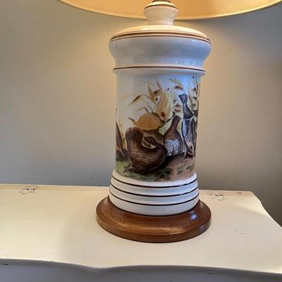 Waterfowl Ceramic Lamp & Tile (UB3-MG)