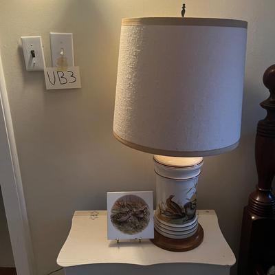 Waterfowl Ceramic Lamp & Tile (UB3-MG)