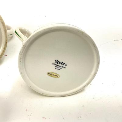618 SPODE Christmas Tree Teapot and covered Sugar Bowl